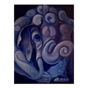 Póster Elefante inocente