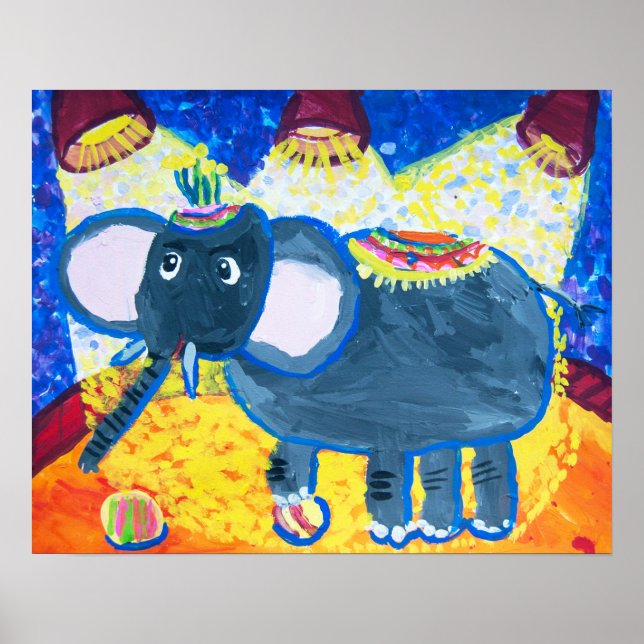 Poster Elefante no Circo (Frente)