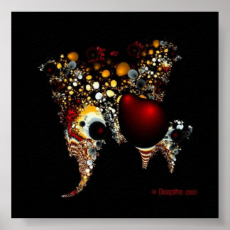 Póster Elefante Real Indiano