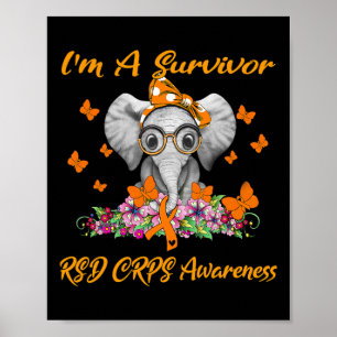 Poster Elefante, sou um Sobrevivente RSD Sensibilização C