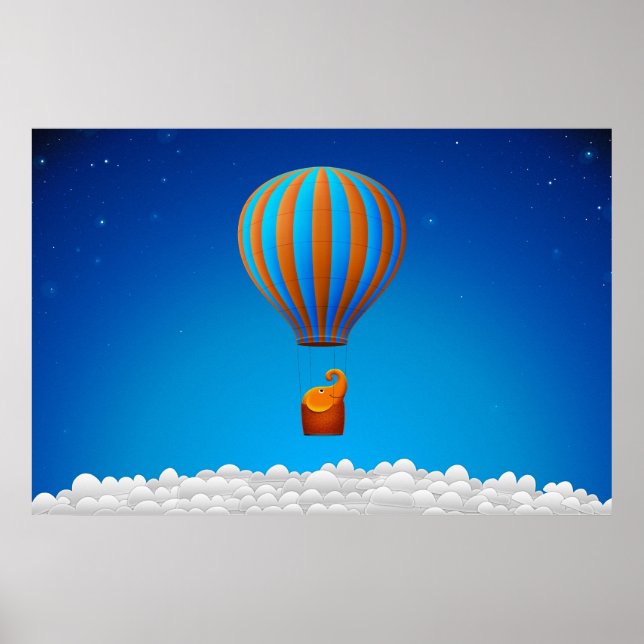 Póster Elefante Voador (Frente)