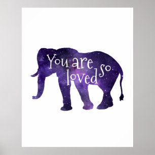 Poster Elefante Você É Uma Citação Tão Amada
