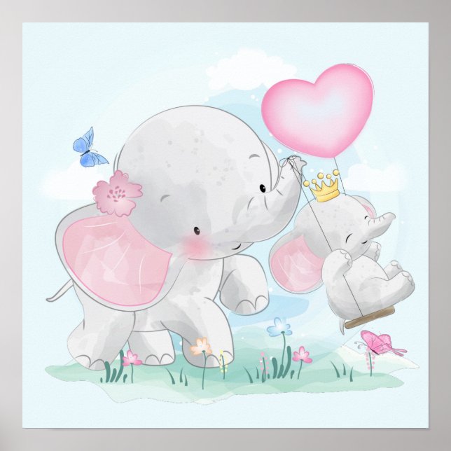 Poster Elefantes (Frente)