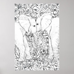 Poster Elefantes
