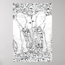 Poster Elefantes