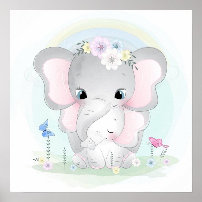 Poster Elefantes (Frente)