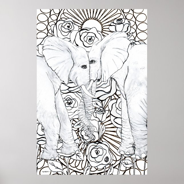 Poster Elefantes Leais (Frente)