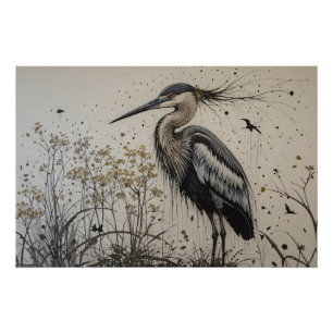 Póster Elegância da Garça