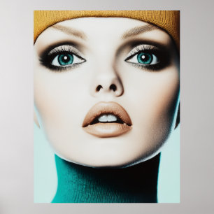 Poster Elegância do eterno: retrato modelo Icônico dos an