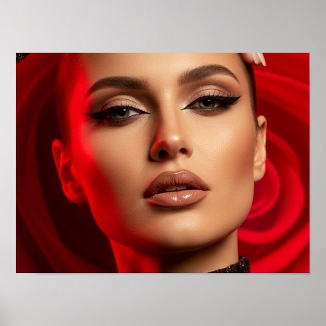 Poster Elegância em Bloom (Frente)