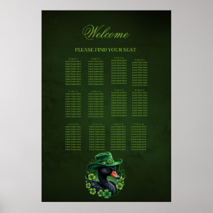 Poster Elegância Irlandesa, O Cisne Negro da Rua Patrick.