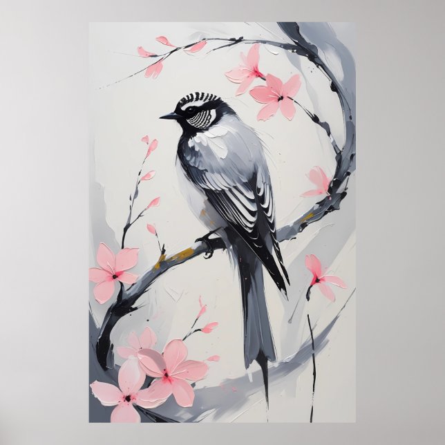 Poster Elegância na Quietude (Frente)
