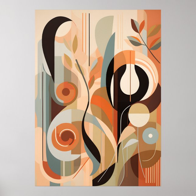 Poster Elegância na Simplicidade: Explorando Arte Minimal (Frente)