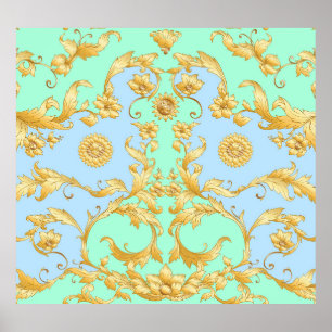 Poster Elegância Renascentista Barroco Rococo