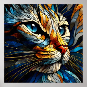 Poster Elegância Sussurrada - Gato gerado por IA