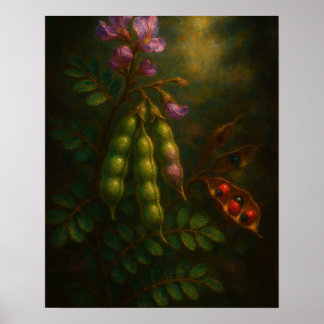 Poster Elegância Tóxica: A Pintura a Óleo Impressionista