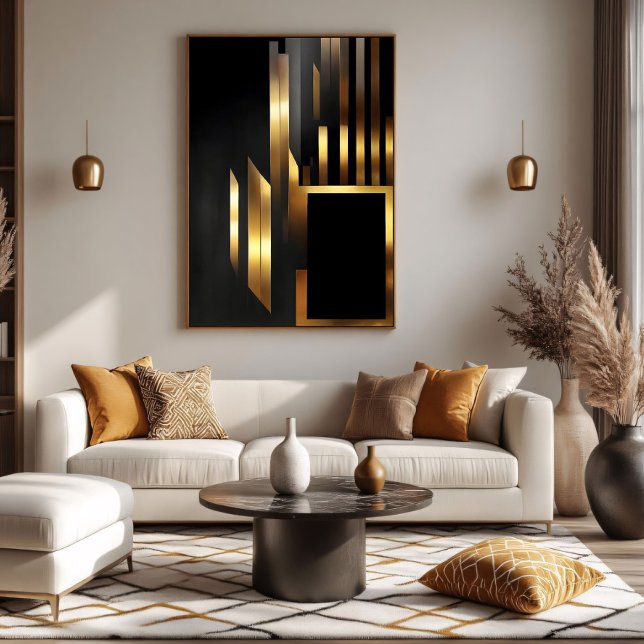 Poster Elegância Vertical Art Déco (Criador carregado)
