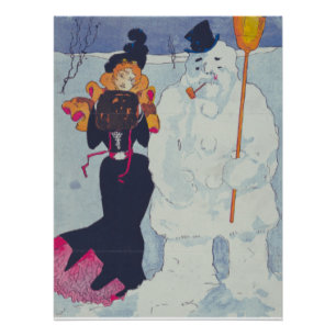 Póster Elegância Vitoriana Conhece o Neve