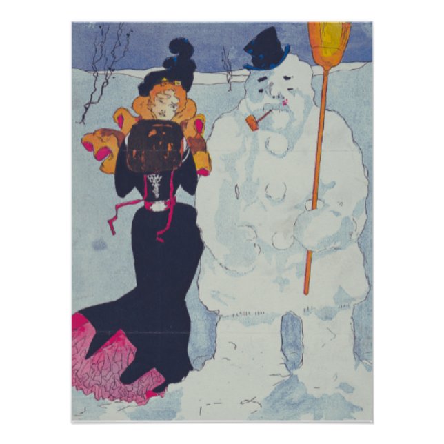 Póster Elegância Vitoriana Conhece o Neve (Frente)