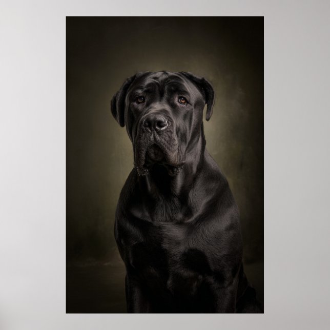 Poster Elegant Dog Silhouette (Frente)
