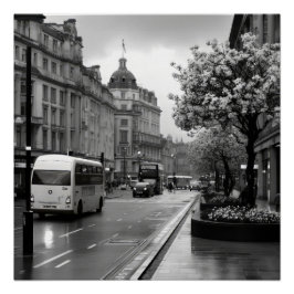 Póster Elegant Street View