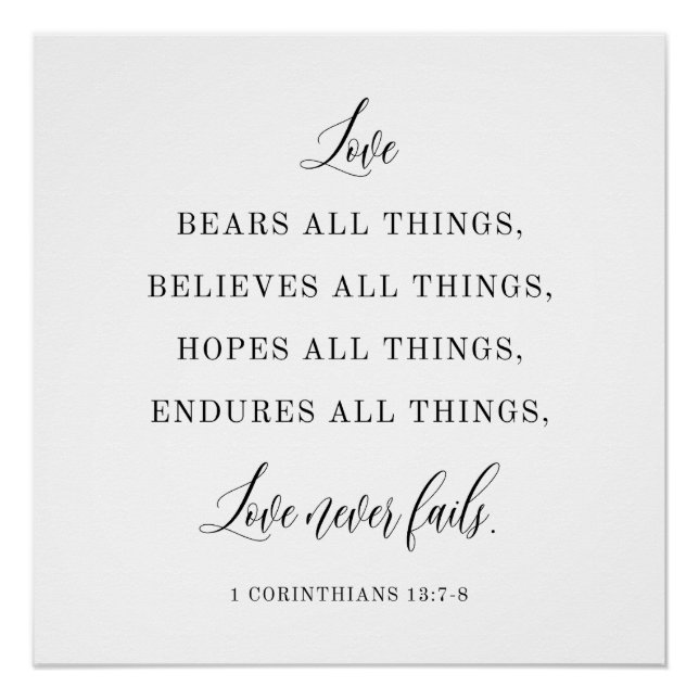 Póster Elegant Wedding Quote Backdrop Banner  (Frente)