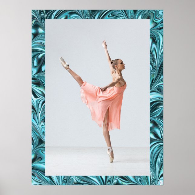 Póster Elegante Ballerina - SRF (Frente)