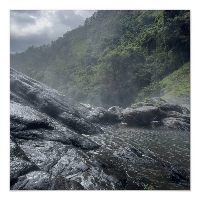 Póster Elegante Crie Sua Própria Foto Simples Moderna (Frente)