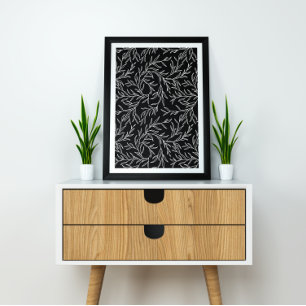 Poster Elegante deixa preto e branco