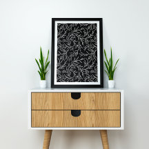 Elegante deixa preto e branco