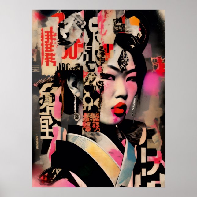 Poster Elegante Geisha: Propaganda Paragon (Frente)