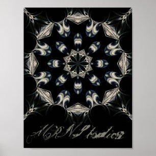 Poster Elegante Mandala
