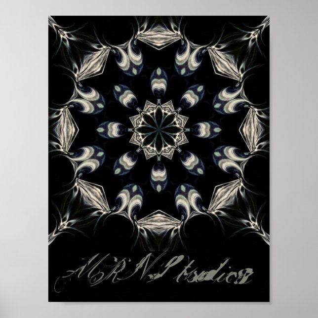 Poster Elegante Mandala (Frente)