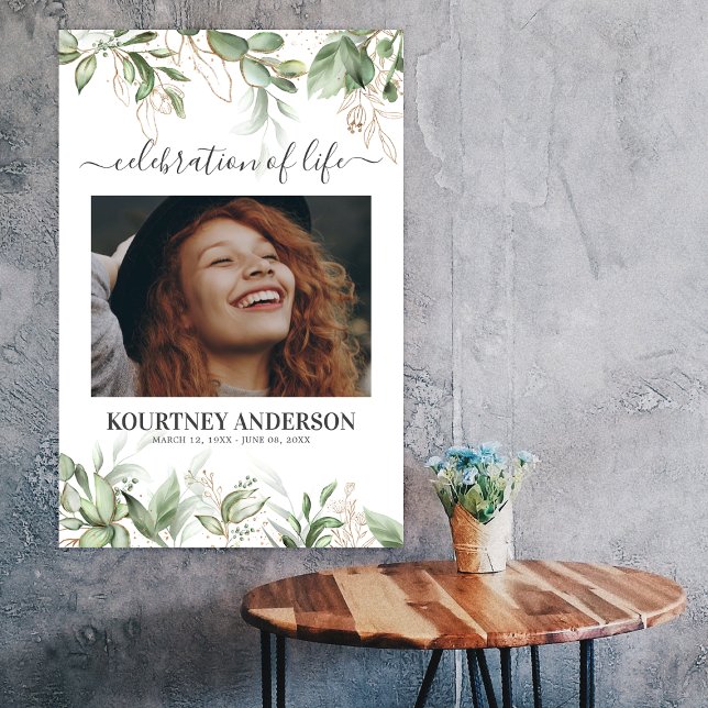 Poster Elegante Memorial Botânico (Criador carregado)