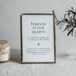 Poster Elegante Para Sempre No Sinal De Casamento De Noss