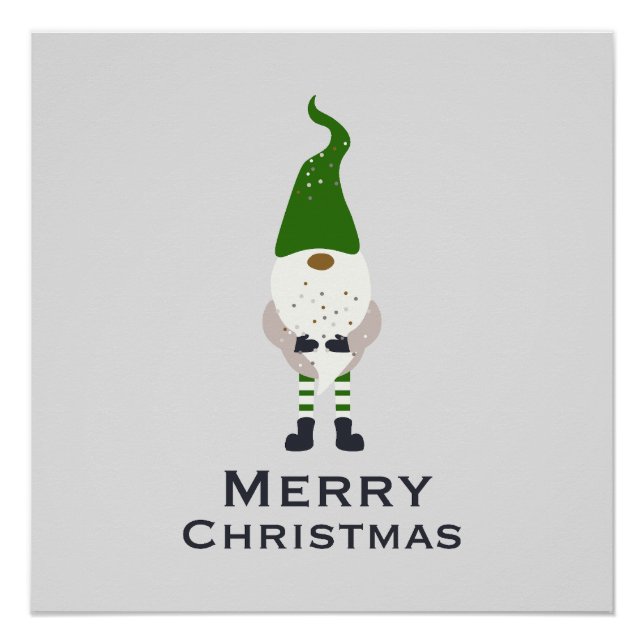 Póster Elegante Poster de Elf Wall Art de Natal (Frente)