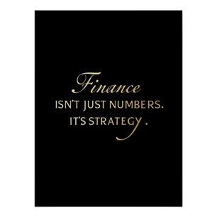 Póster Elegante Serif Motivational Poster para Office Wal
