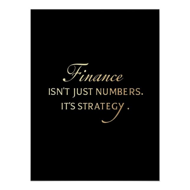 Póster Elegante Serif Motivational Poster para Office Wal (Frente)