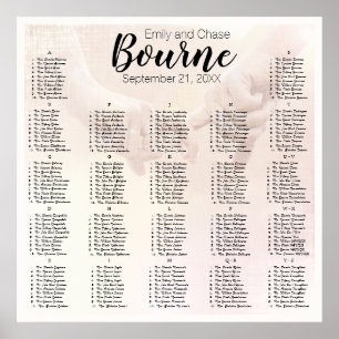 Poster Elegante Sua Foto Aqui Sentado De Casamento