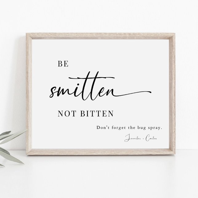 Poster Elegante Sunscreen e Inseto Spray Sinal (Criador carregado)