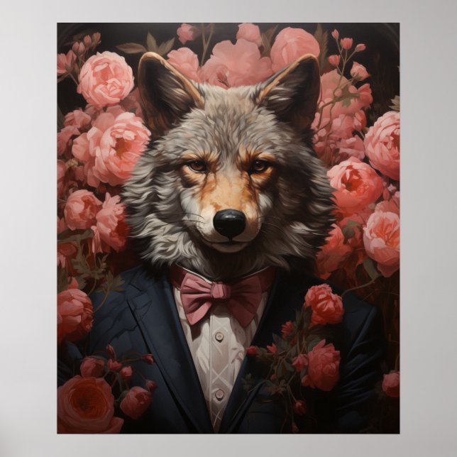 Poster Elegante Wolf (Frente)