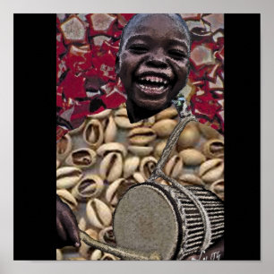 Póster eleggua do tamborine