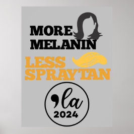 Poster Eleição 2024 Kamala Harris Engraçado Anti-Trump