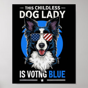Poster Eleição de 2024 democrata feminista