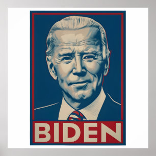 Poster Eleição De Biden 2024 Retro-Política