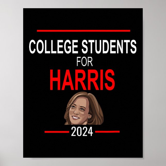 Poster Eleição para o Presidente Kamala Harris (Frente)