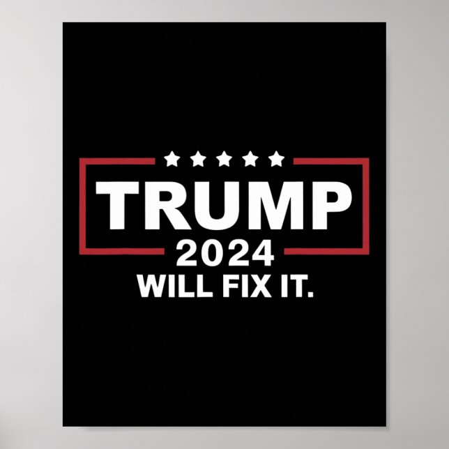 Poster Eleição Trump 2025 Vai Corrigir Design 1 (Frente)