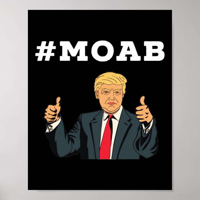 Poster Eleição Trump Moab (Frente)