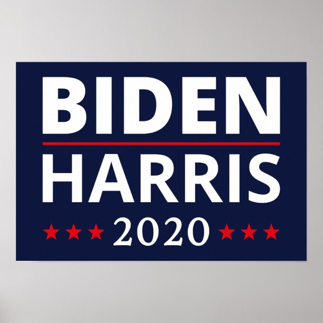 Poster Eleições 2020 - Biden Harris II (Frente)