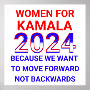 Poster Eleições 2024 para Kamala Harris